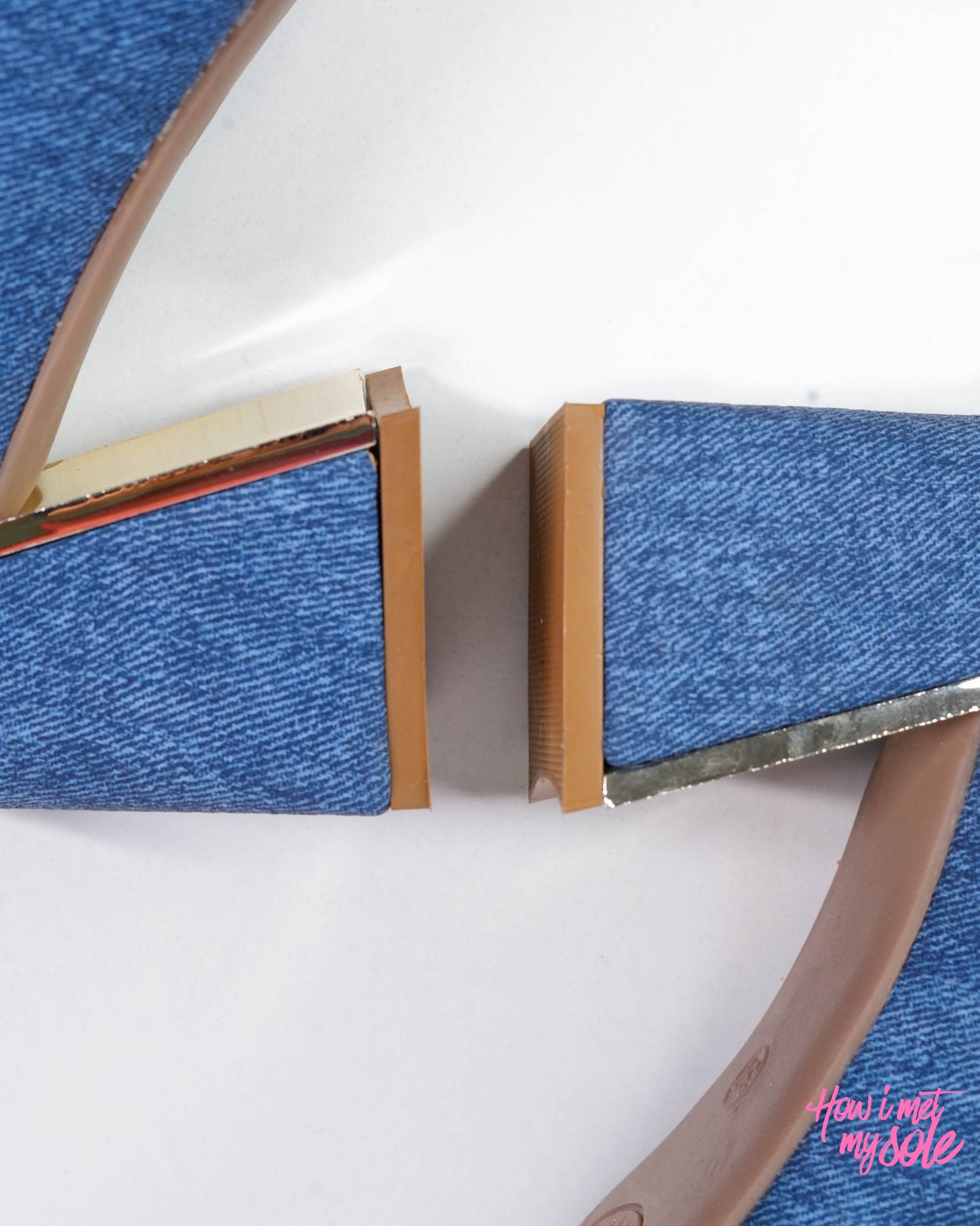 Denim Heels Rebel Gal - Heels Close Up