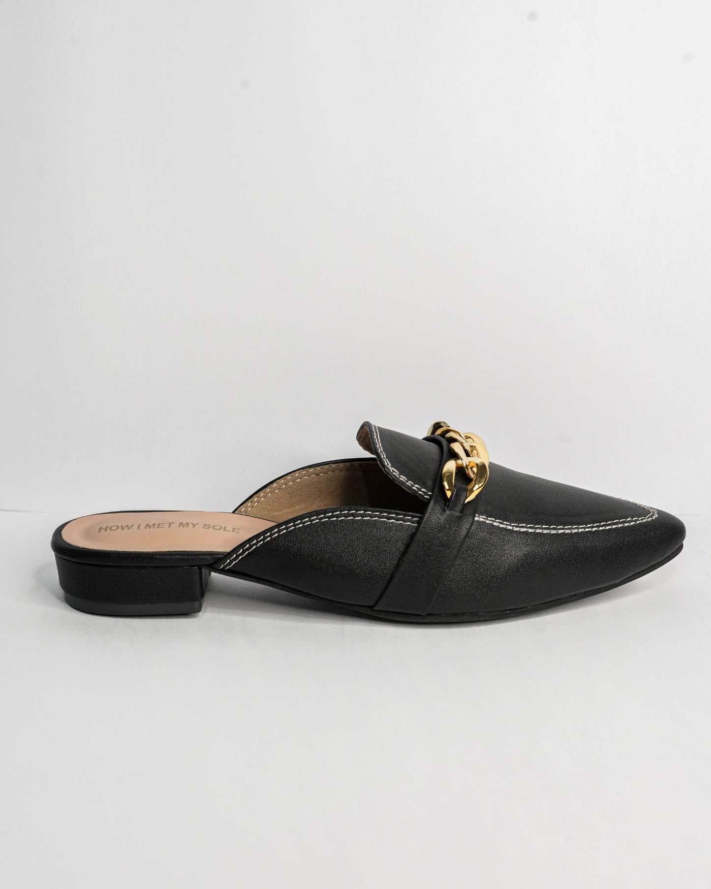 Donna Black Mules - Side 1