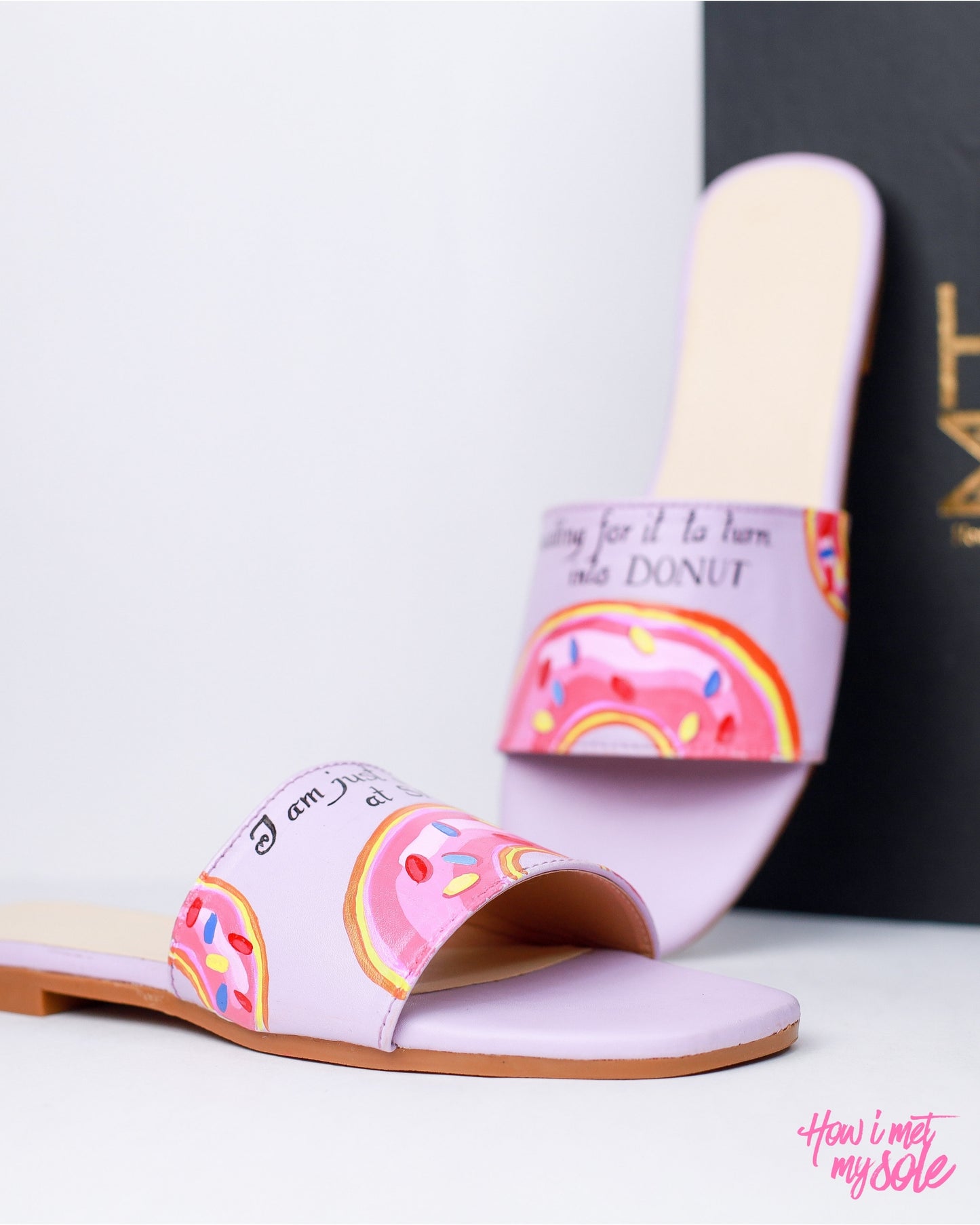 Hand-Painted Holy Donut - CloseUp