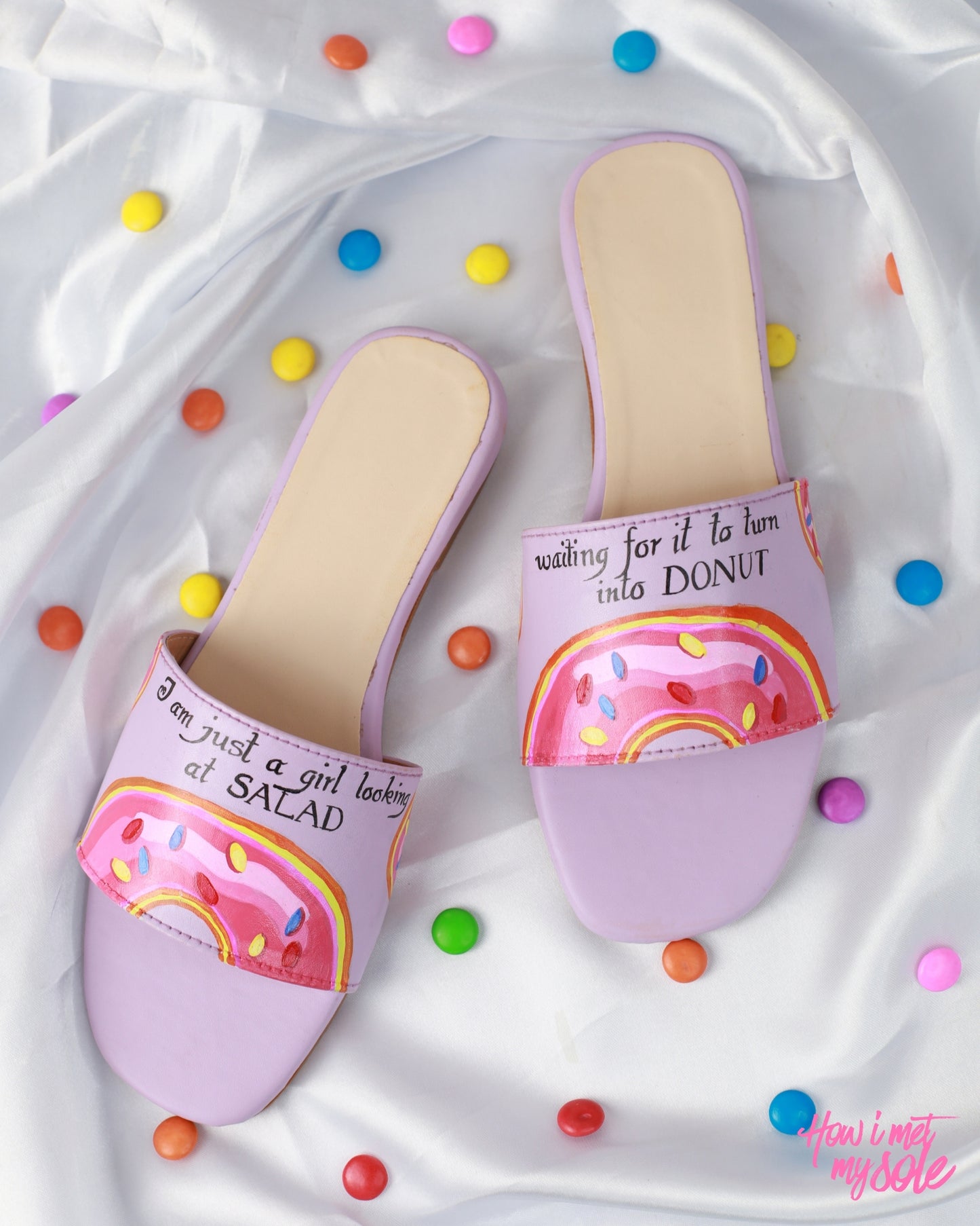 Hand-Painted Holy Donut - Top With Background