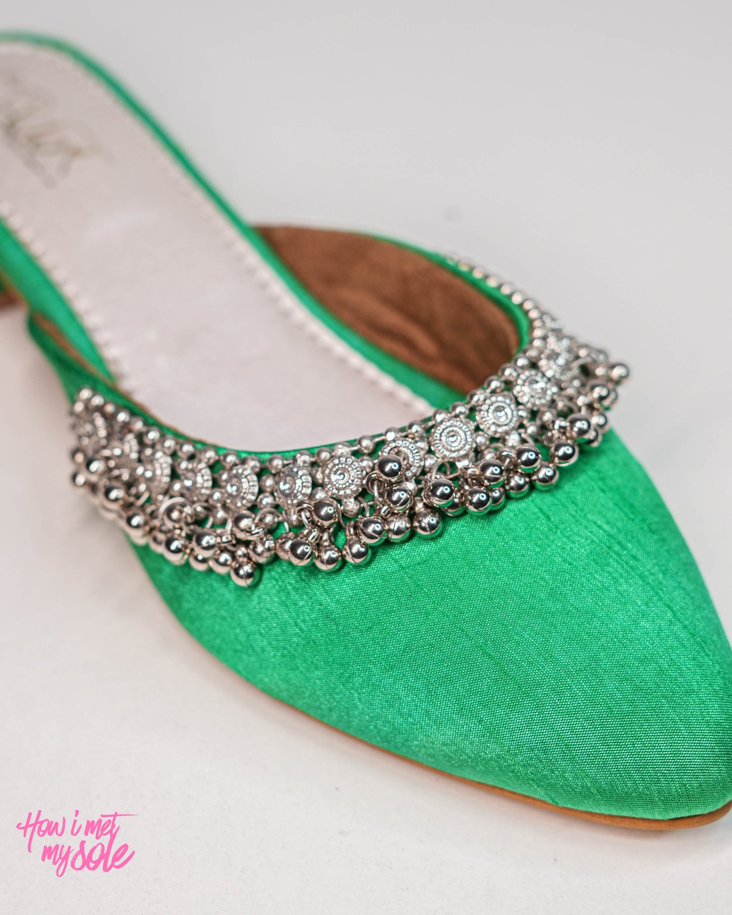 'Masakali Green Mules' - Top