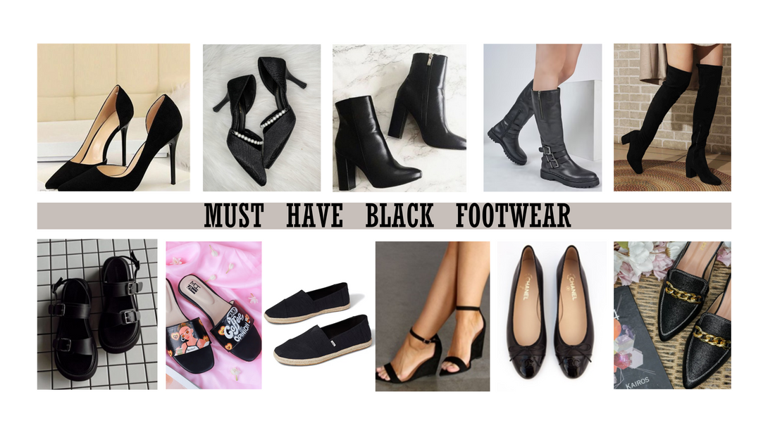 5 Must-Have Black Footwear Every Lady/Women Should Own