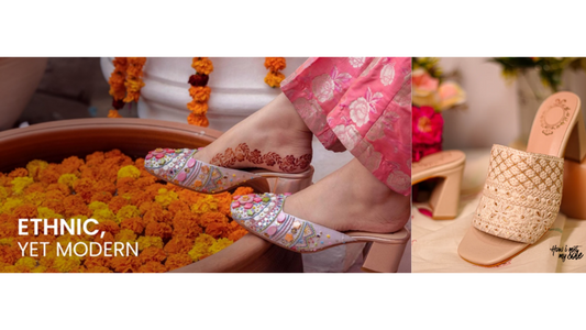 Ethnic Yet Modern Women Footwear - Featured Image for Ethnic Heels & How to Style Them: Your Ultimate Festive Footwear Guide