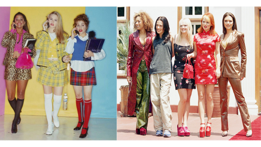 Female models in 90s fashion