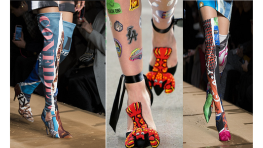 Featured Image - Not Your Basic Pair: Quirky Footwear Every Woman Needs - Moschino Fall 2018 Ready to wear Runway