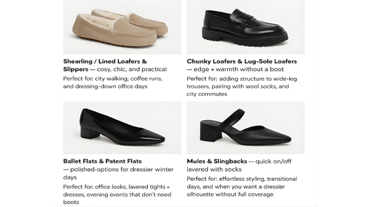 Featuring some Loafers, Mules, Flats, and more