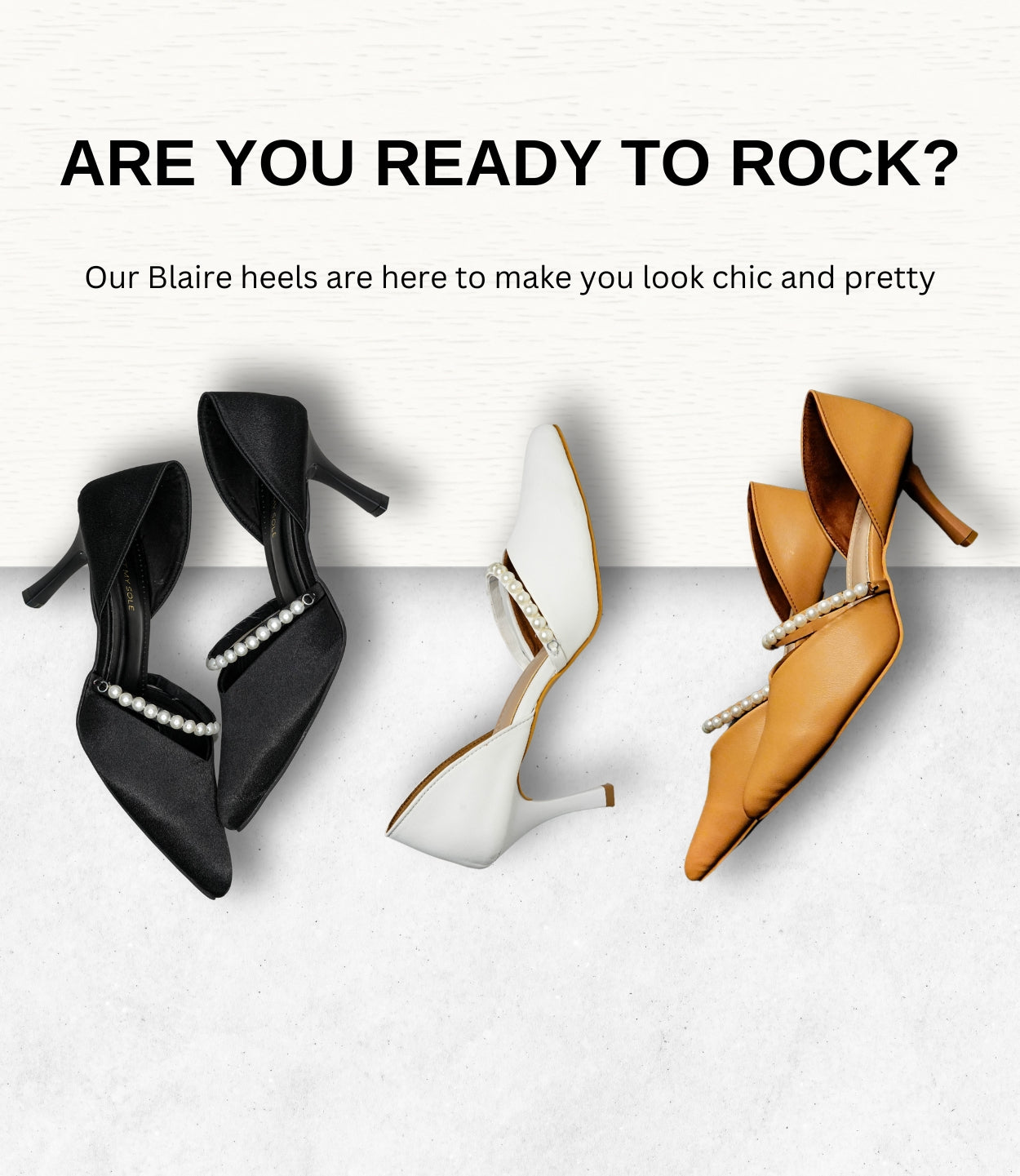 Are You Ready to Rock? - Blaire Pearl Pumps/Heels - Mobile