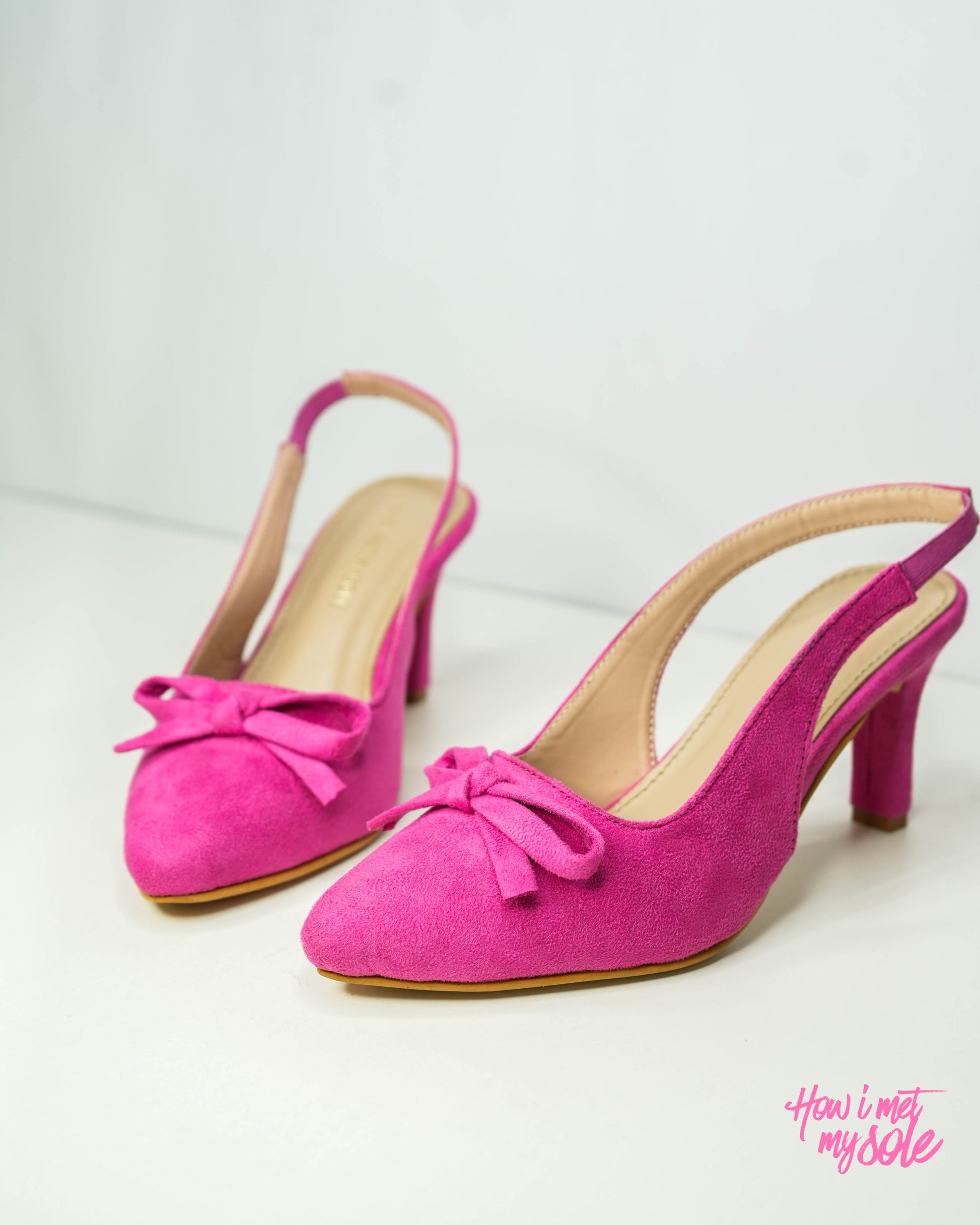 Bowtini: Hot Pink Bow Heels - Main Image