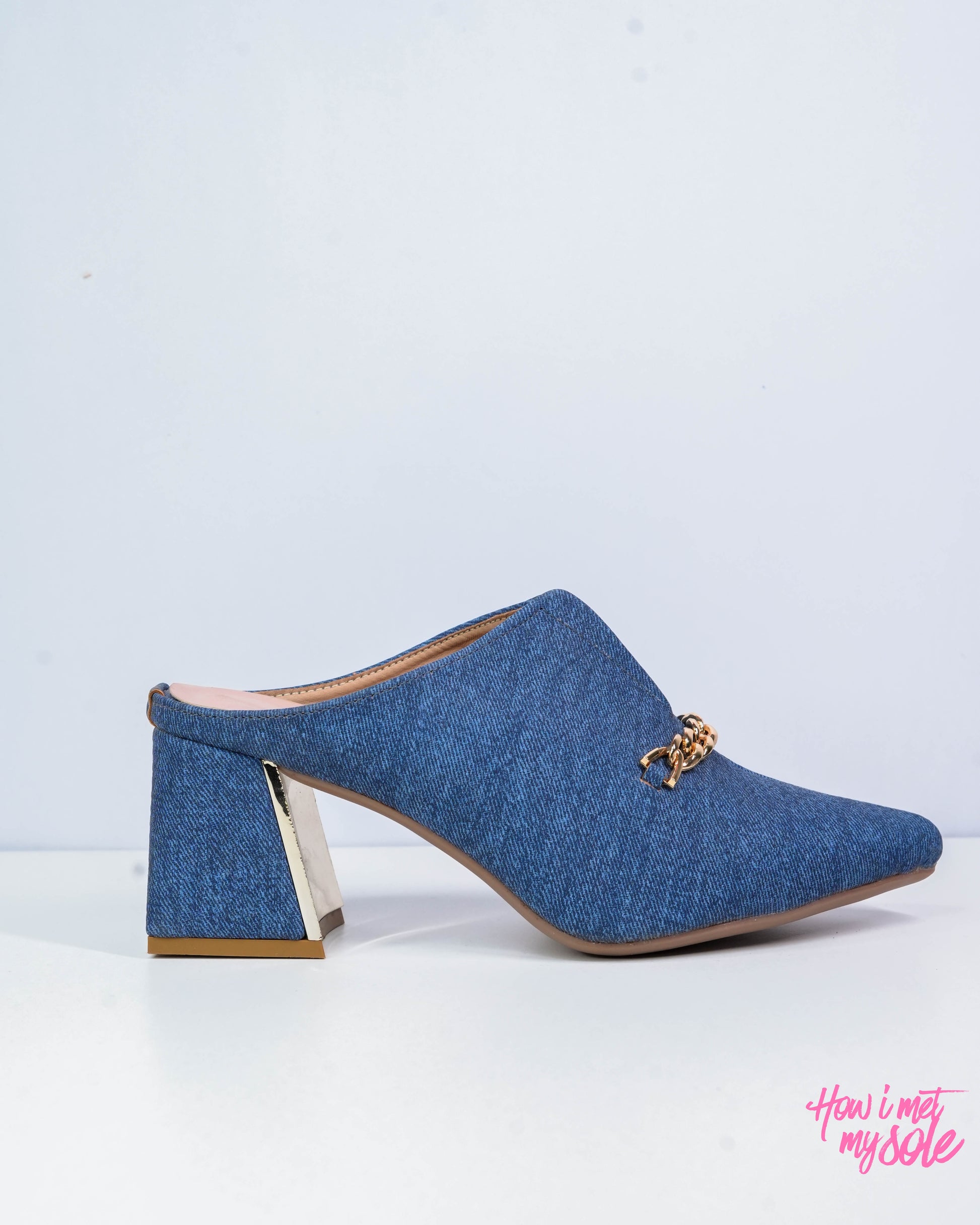 Rebel Gal Denim Heels - Main Image