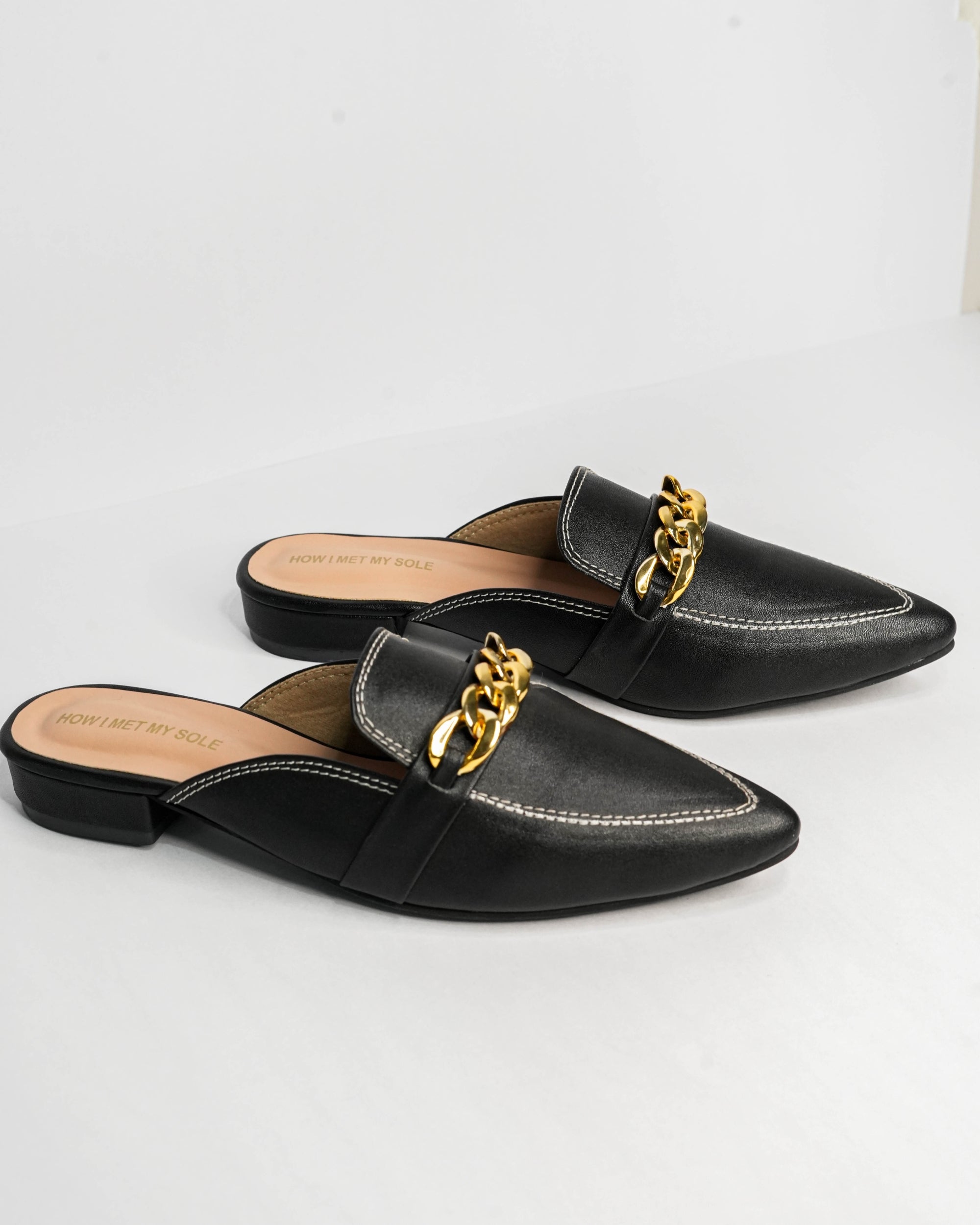 Donna Black Mules