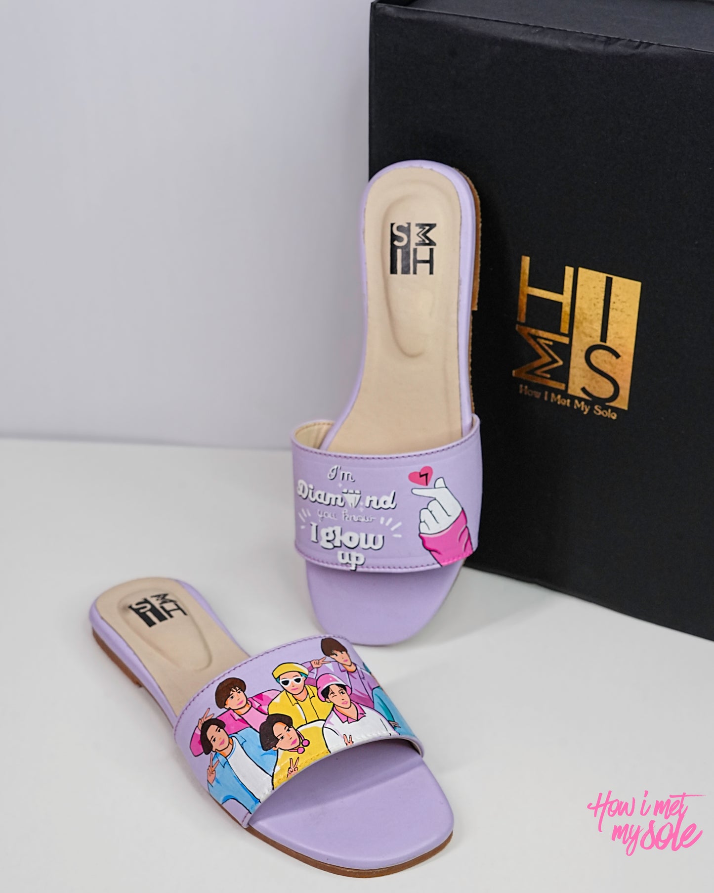 I am a Diamond BTS Slides - Front with box