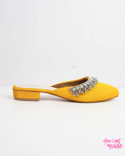 'Masakali Yellow Mules' - Side