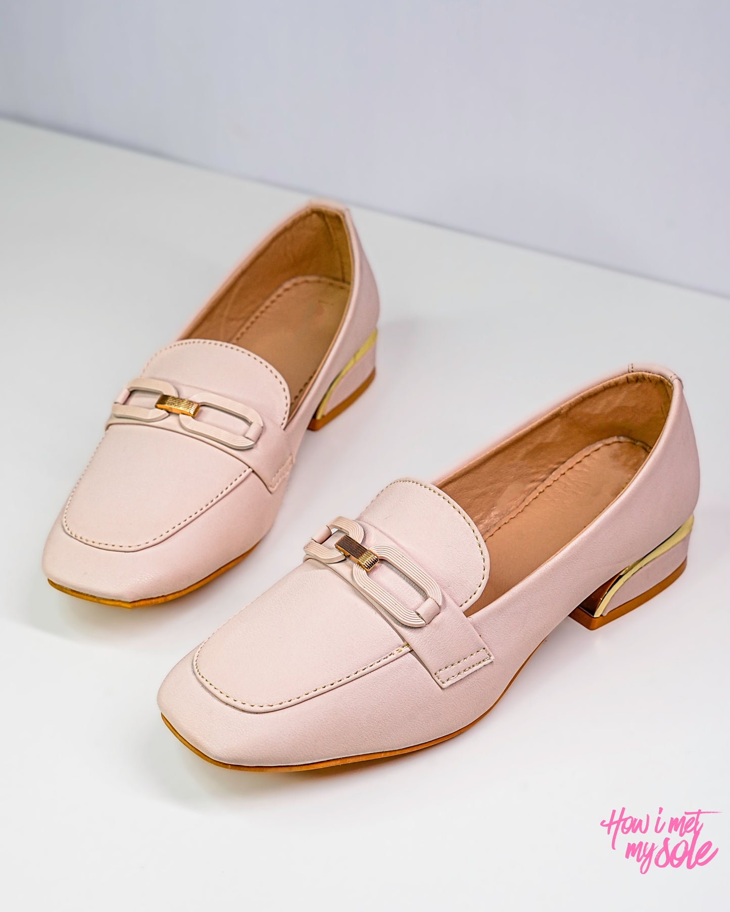 White Lady Square Toe Bellies - Front